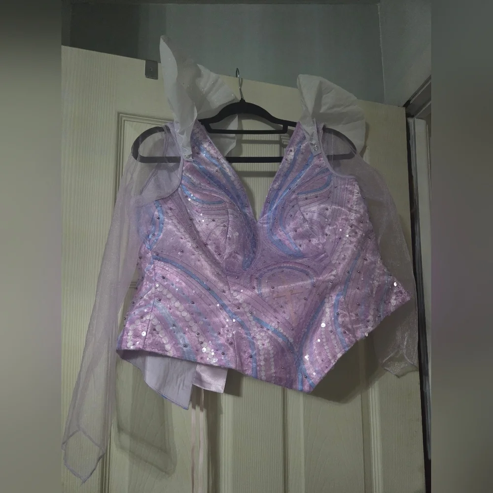 Procosplay Glinda-like Dress Cosplay, Size XL - Picture 7 of 14
